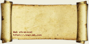 Jana Mališananin vizit kartica